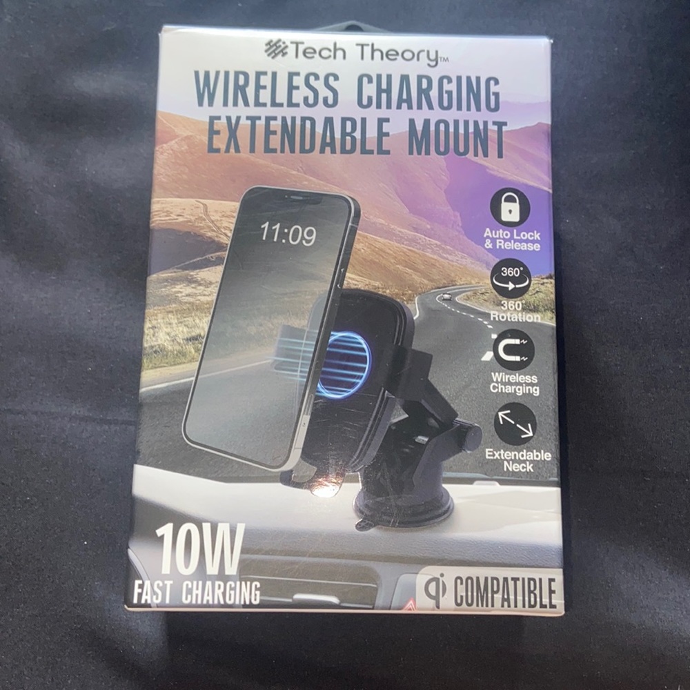 Wireless charging extendable Mount